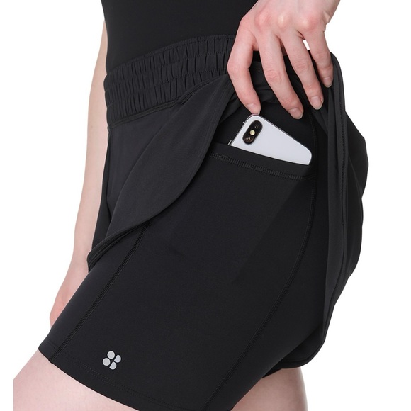 Sweaty Betty Pants - Sweaty Betty Black Athletic Shorts